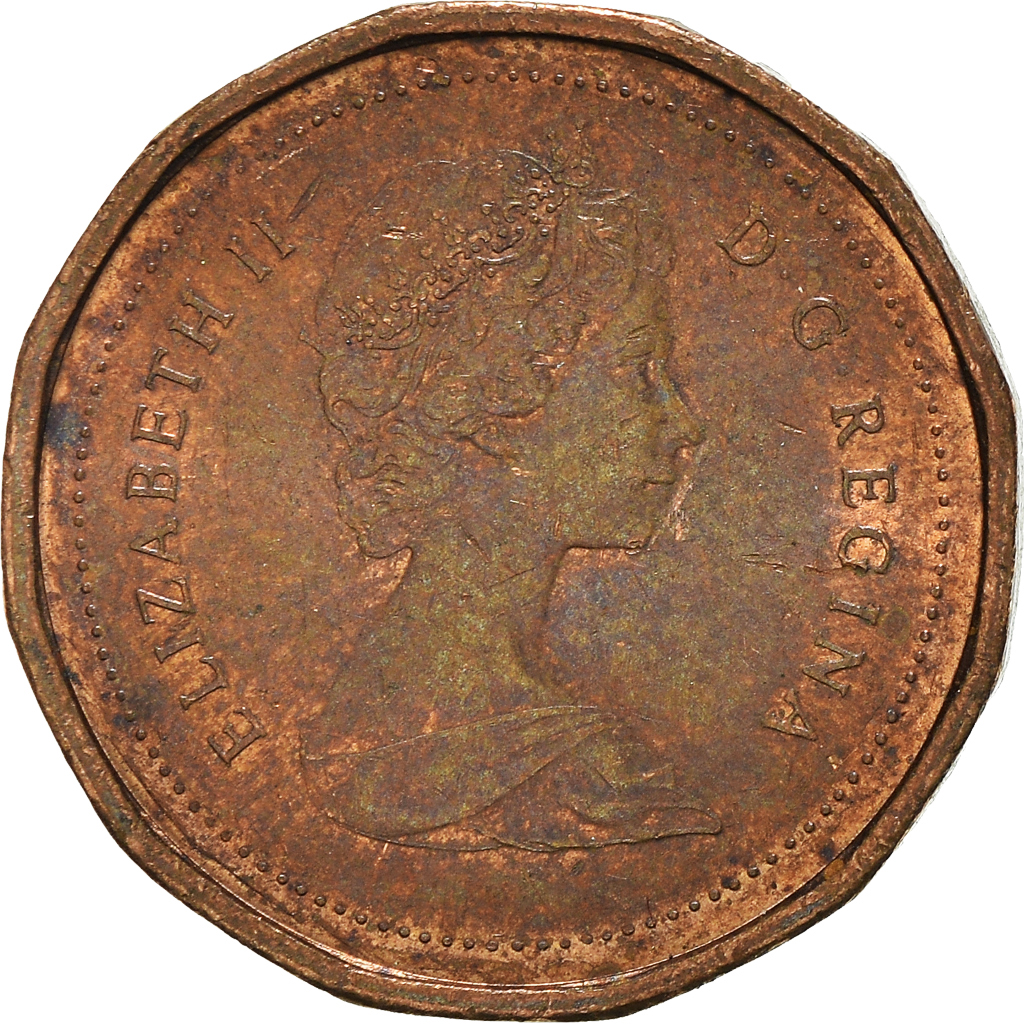 Moneda, Canadá, Cent, 1983