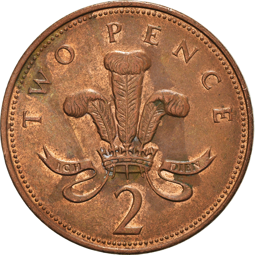 Moneda, Gran Bretaña, 2 Pence, 1997