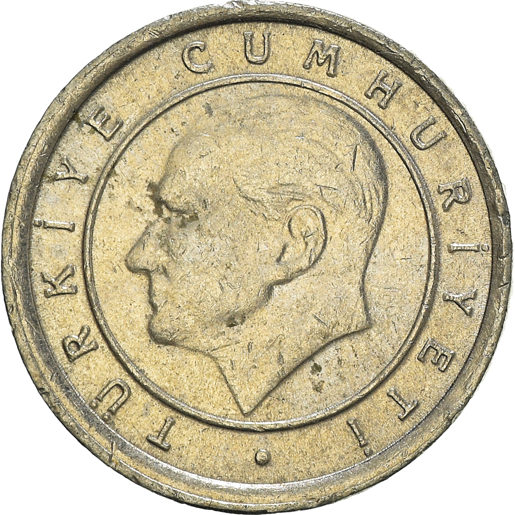 Moneda, Turquía, 5 New Kurus, 2005