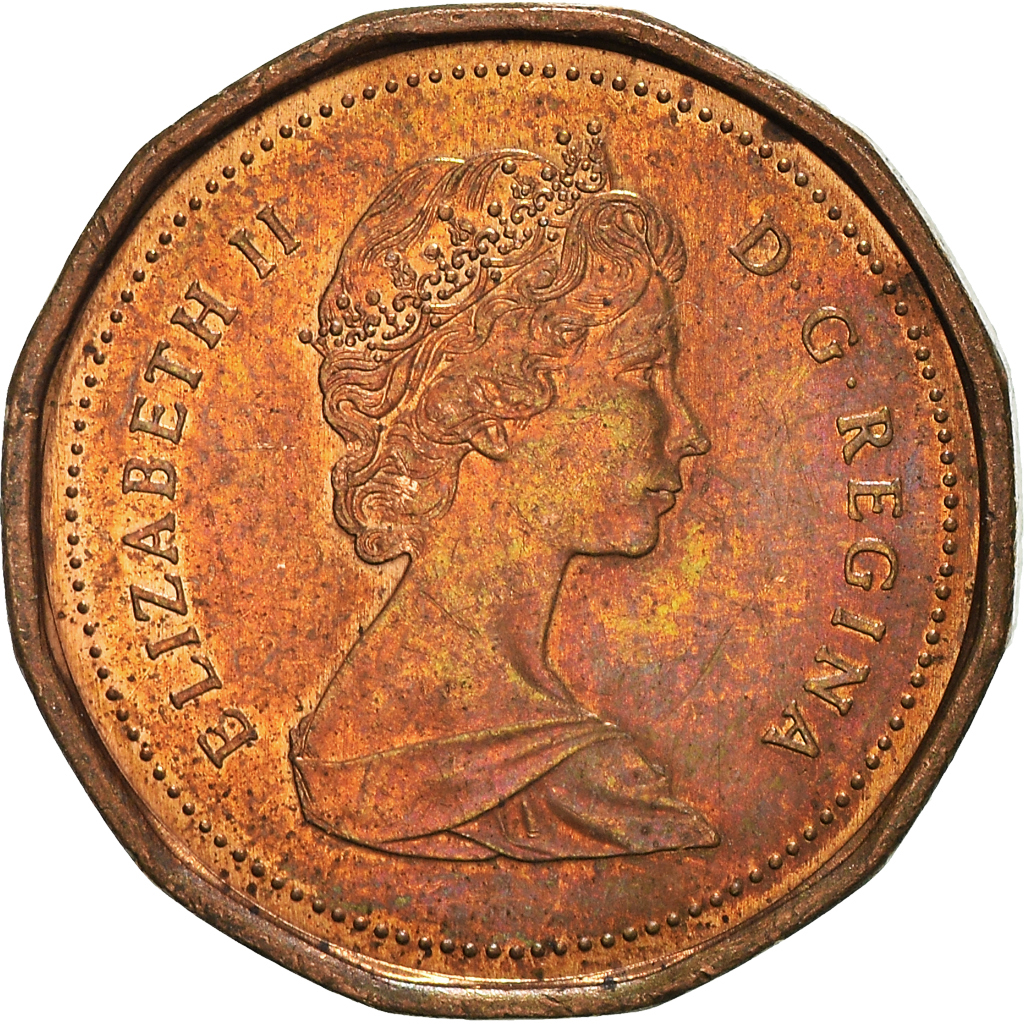 Moneda, Canadá, Cent, 1986