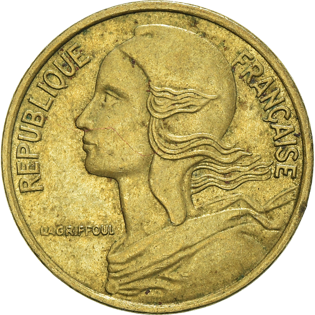 Moneda, Francia, 5 Centimes, 1981