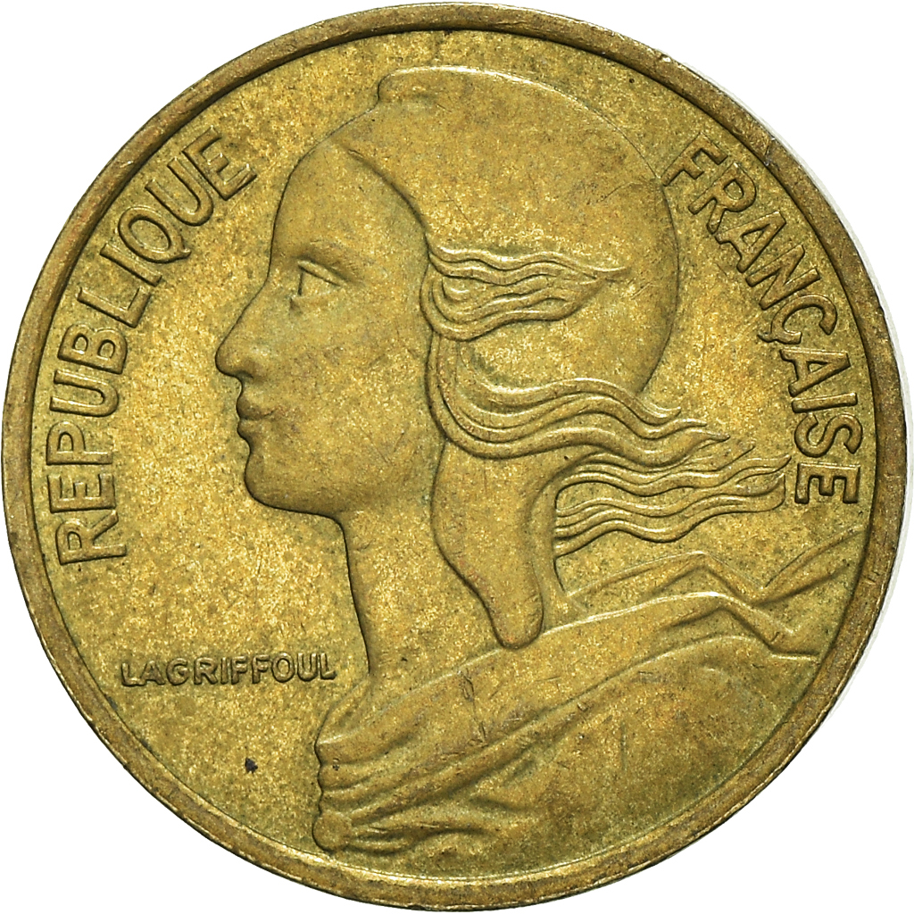 Moneda, Francia, 5 Centimes, 1980