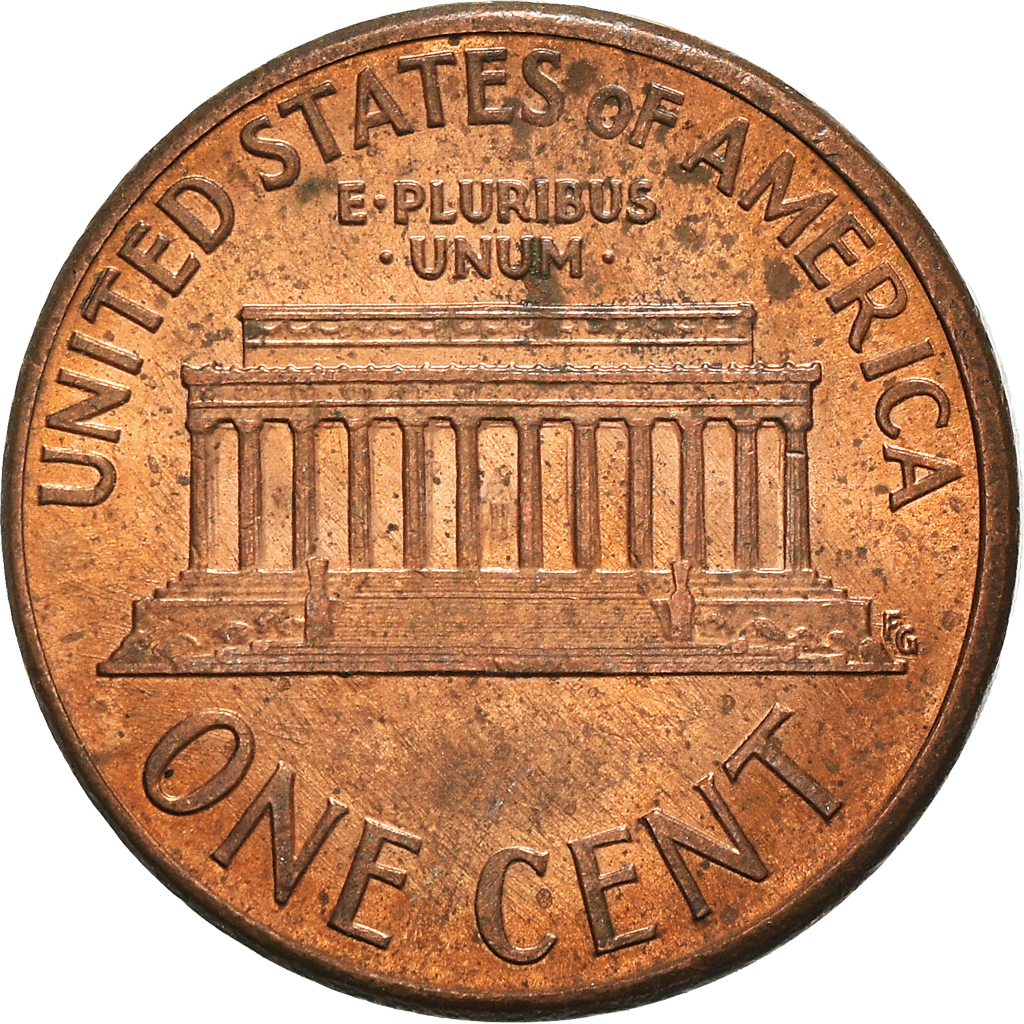 Moneda, Estados Unidos, Cent, 1991