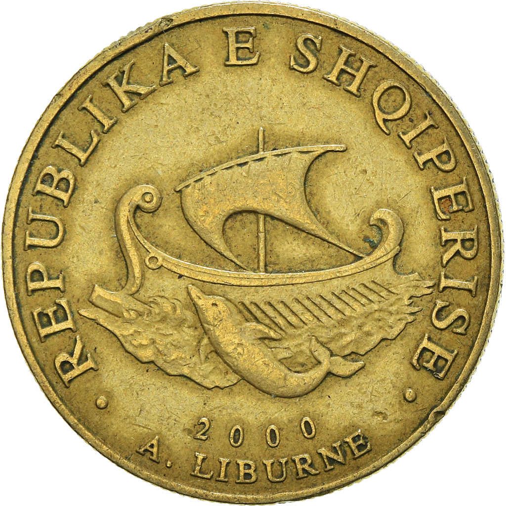 Coin, Albania, 20 Leke, 2000