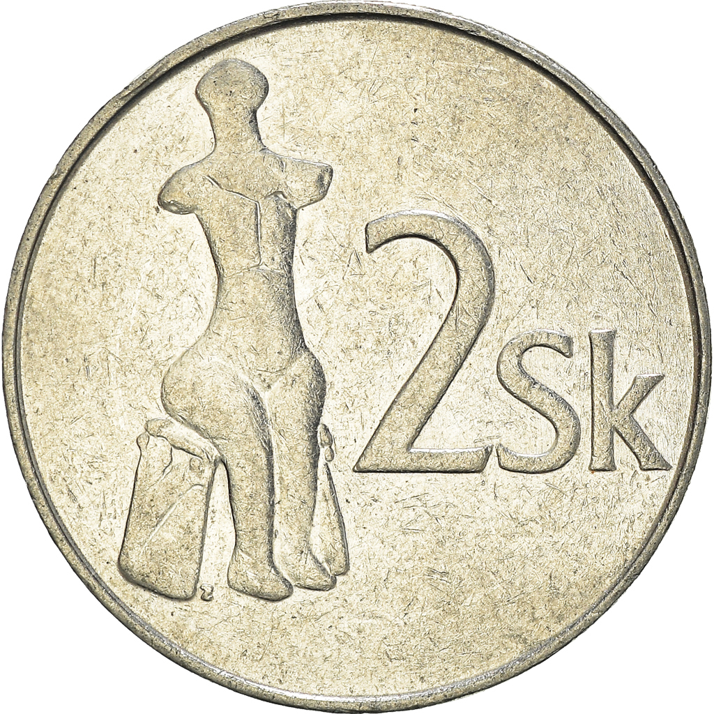 Moneda, Eslovaquia, 2 Koruna, 1994