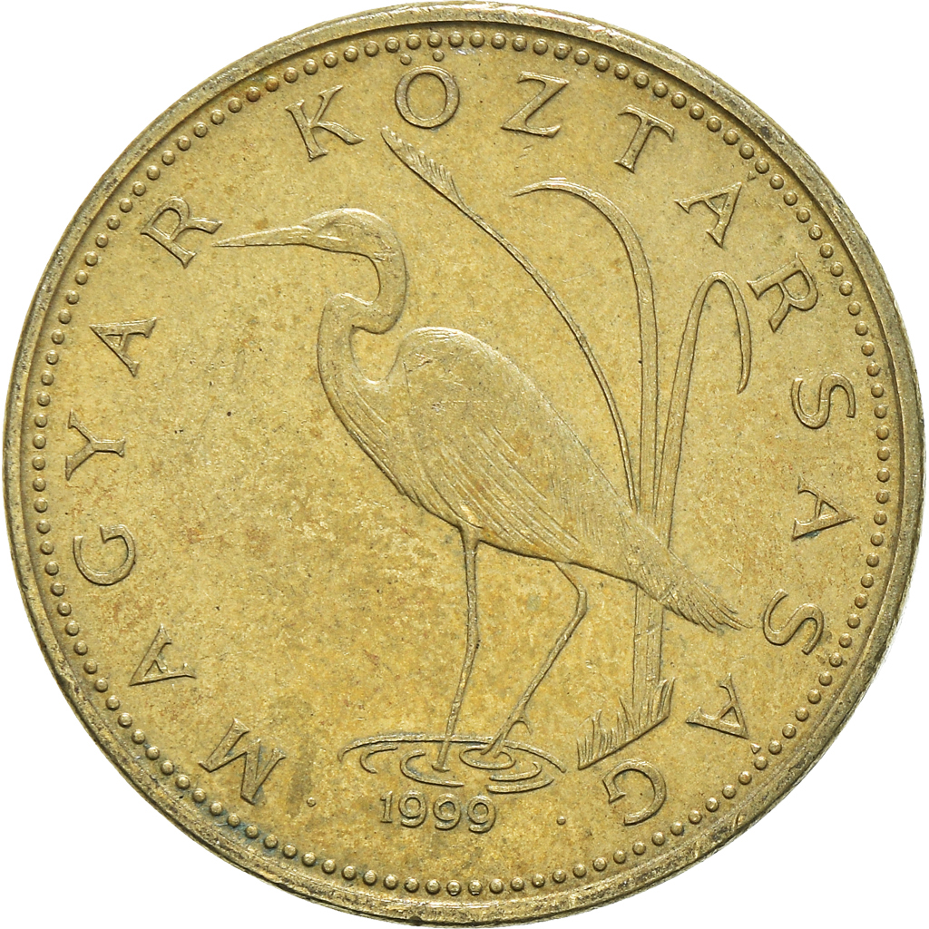 Moneda, Hungría, 5 Forint, 1999