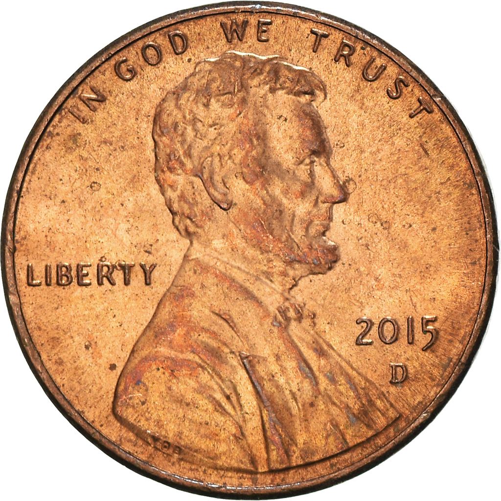 Moneda, Estados Unidos, Cent, 2015