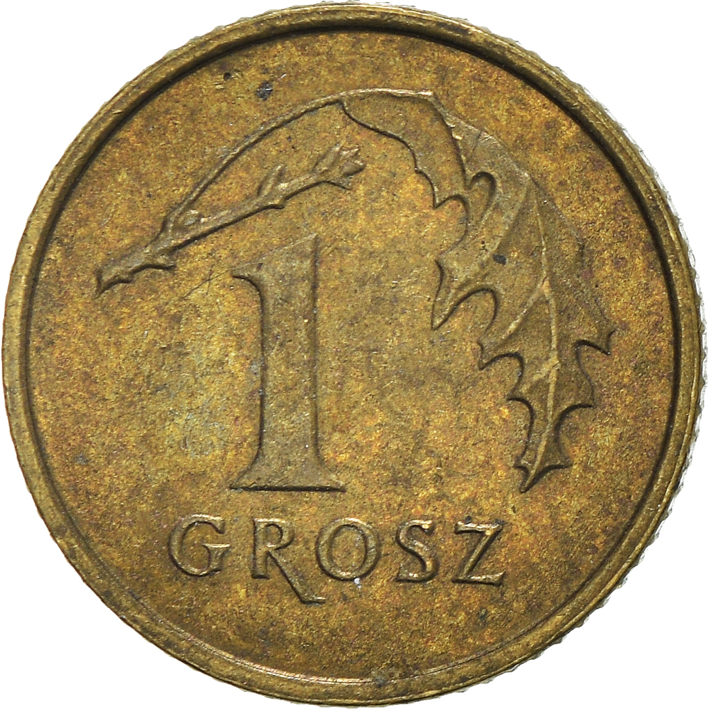 Moneda, Polonia, Grosz, 1998