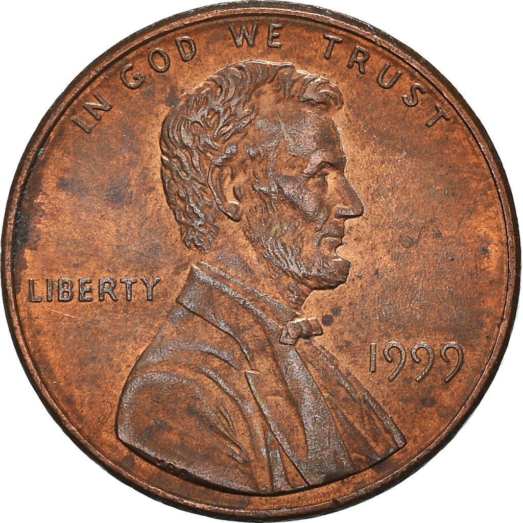 Moneda, Estados Unidos, Cent, 1999