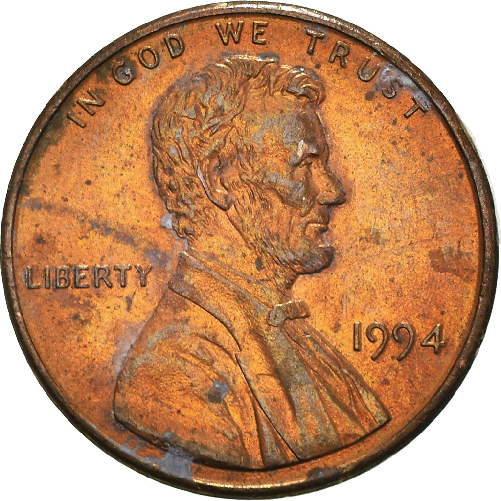 Moneda, Estados Unidos, Cent, 1994