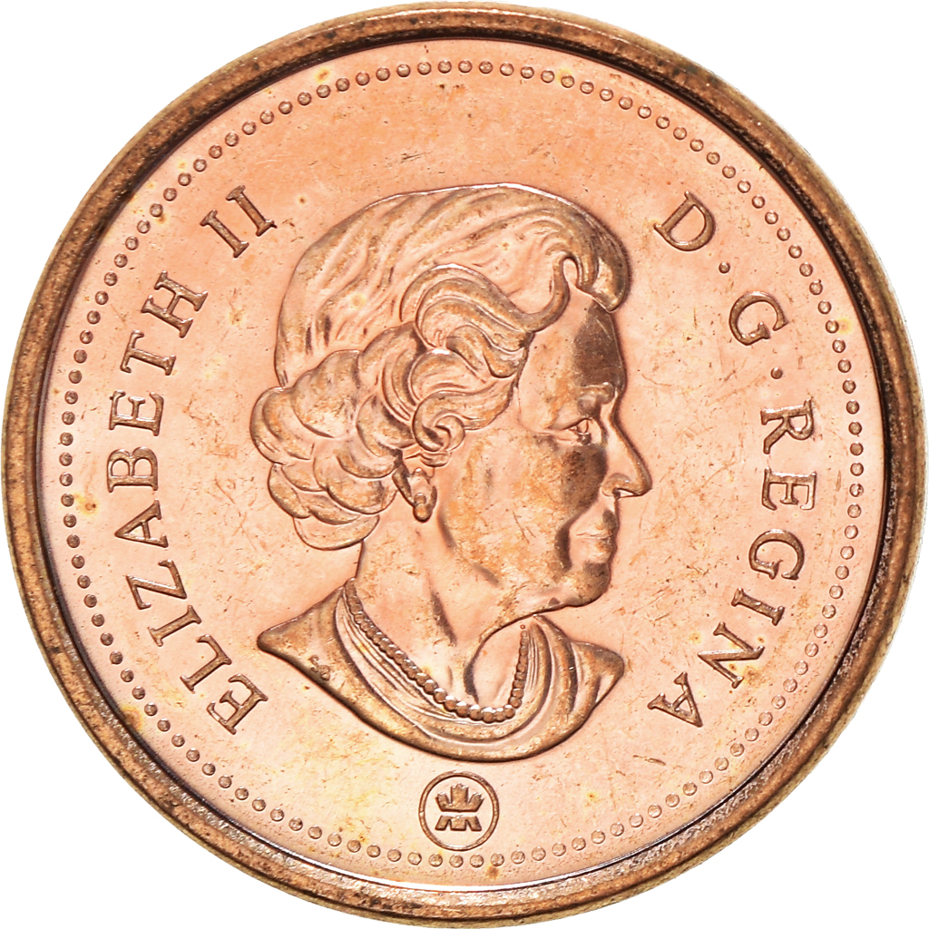 Moneda, Canadá, Cent, 2008