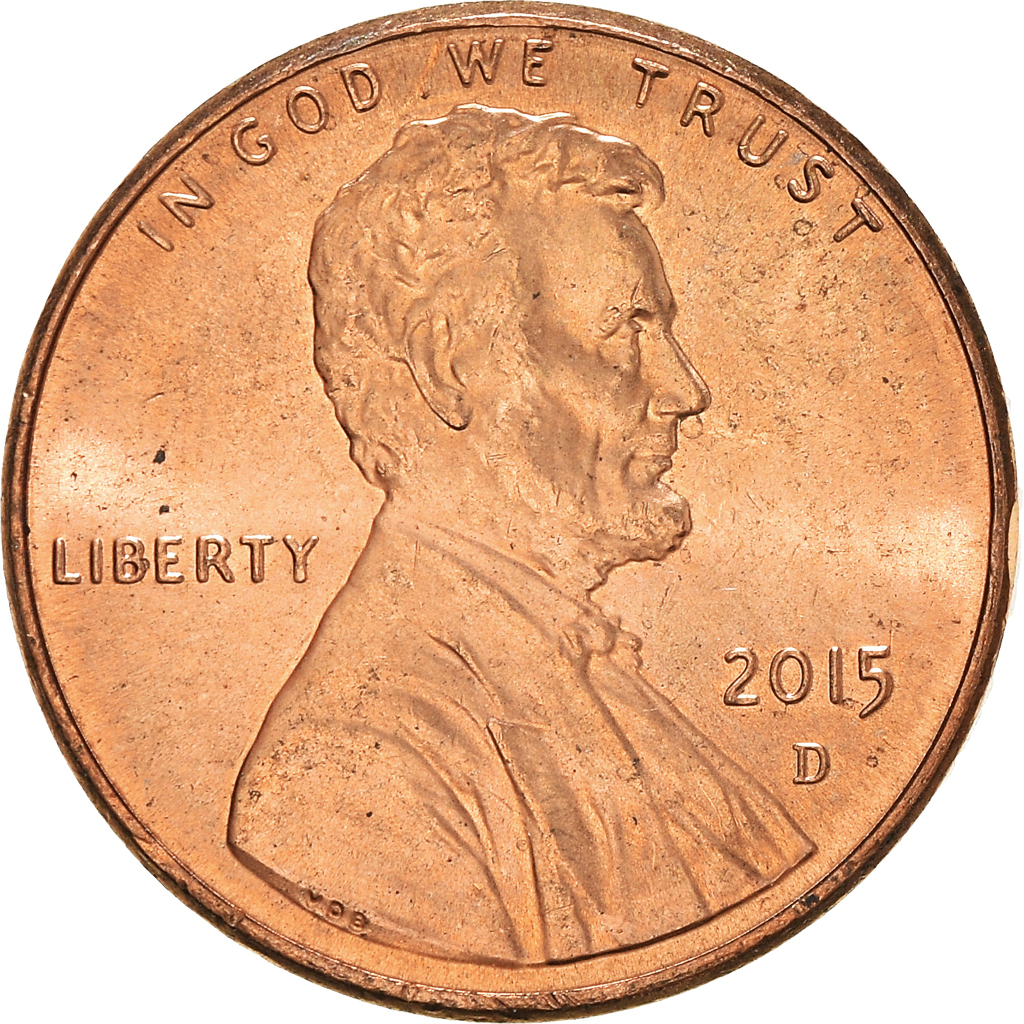 Moneda, Estados Unidos, Cent, 2015