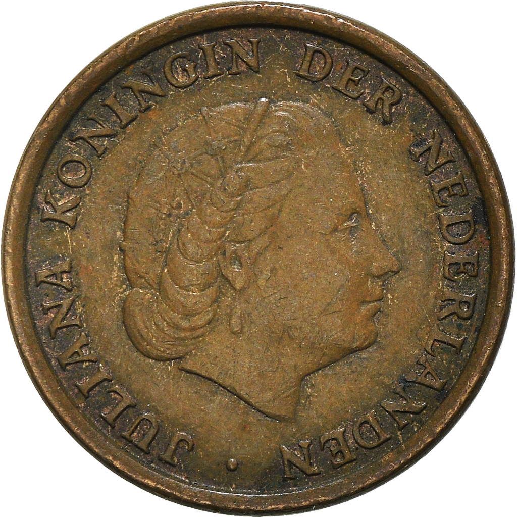 Moneda, Países Bajos, Cent, 1966