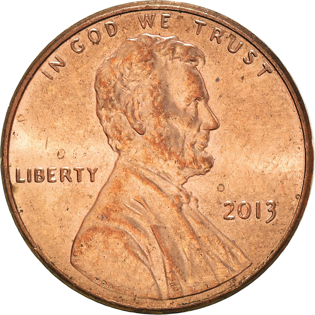 Moneda, Estados Unidos, Cent, 2013