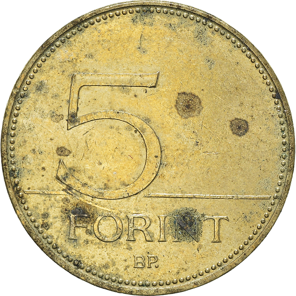 Moneda, Hungría, 5 Forint, 2006