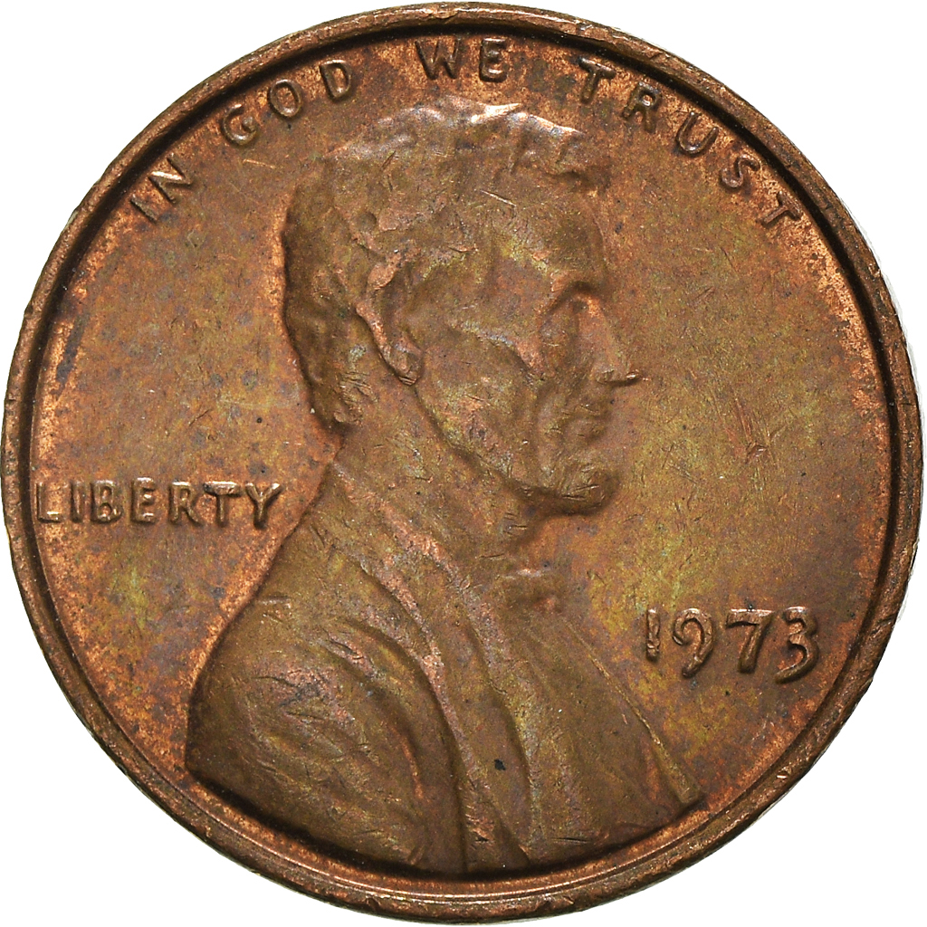 Moneda, Estados Unidos, Cent, 1973