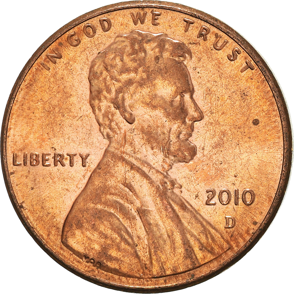 Moneda, Estados Unidos, Cent, 2010