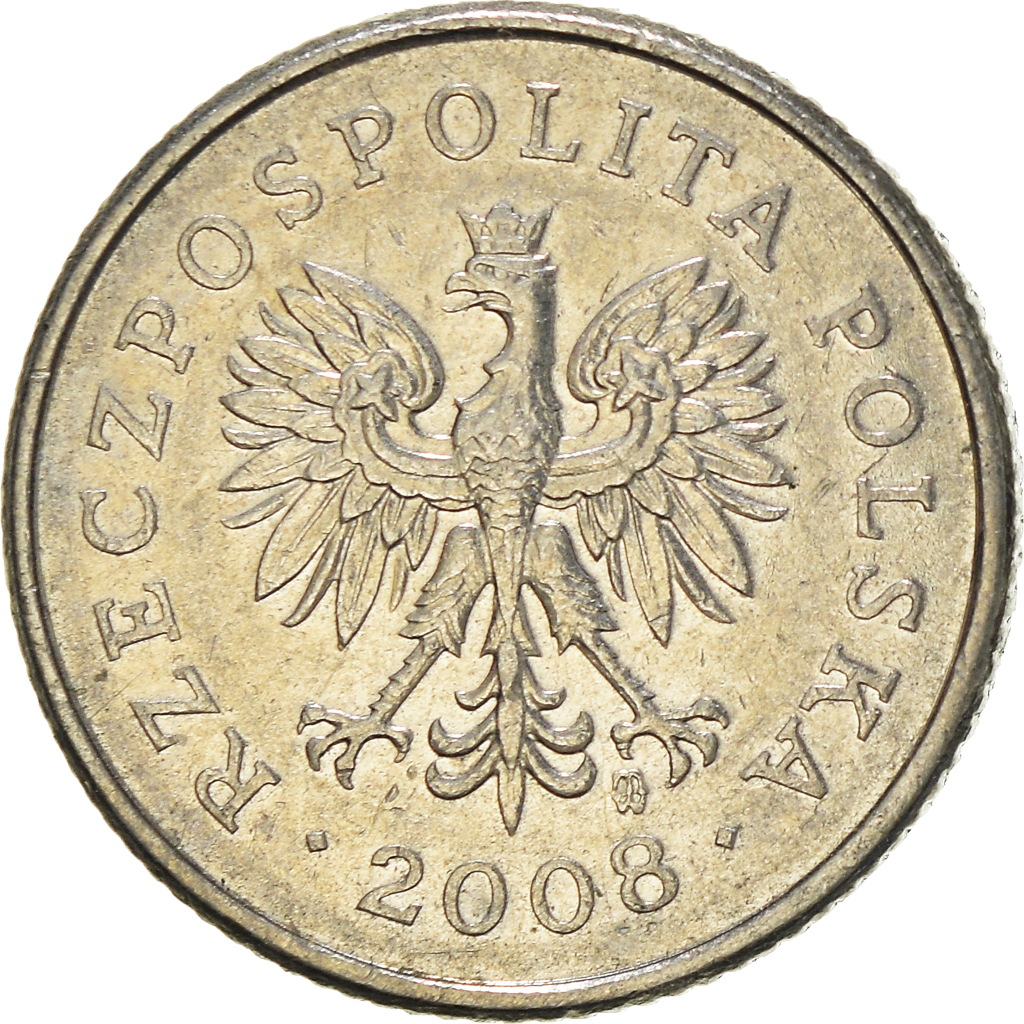 Moneda, Polonia, 20 Groszy, 2008