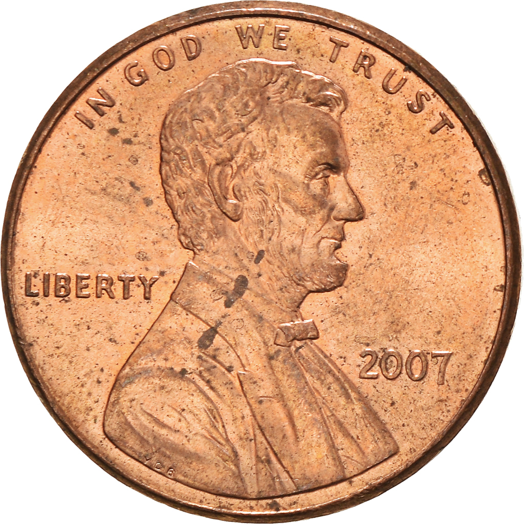 Moneda, Estados Unidos, Cent, 2007