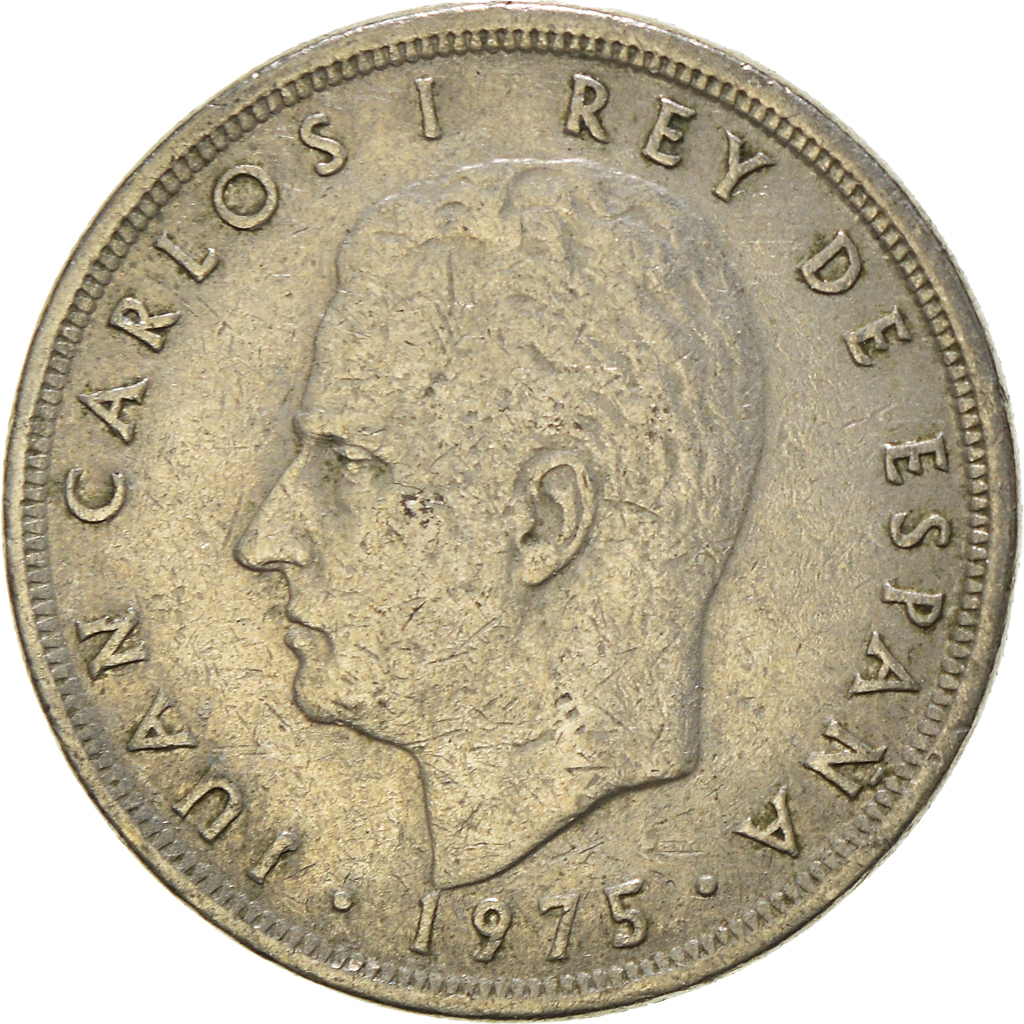 Moneda, España, 5 Pesetas, 1975 (79)