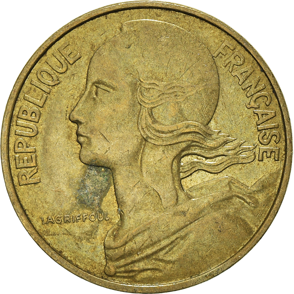 Moneda, Francia, 10 Centimes, 1979