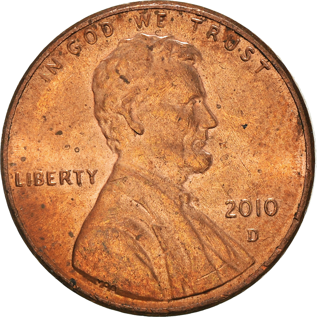 Moneda, Estados Unidos, Cent, 2010