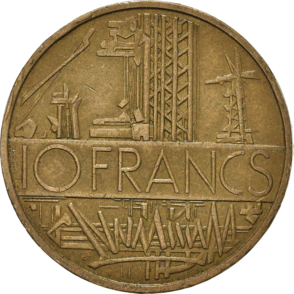 Moneda, Francia, 10 Francs, 1979