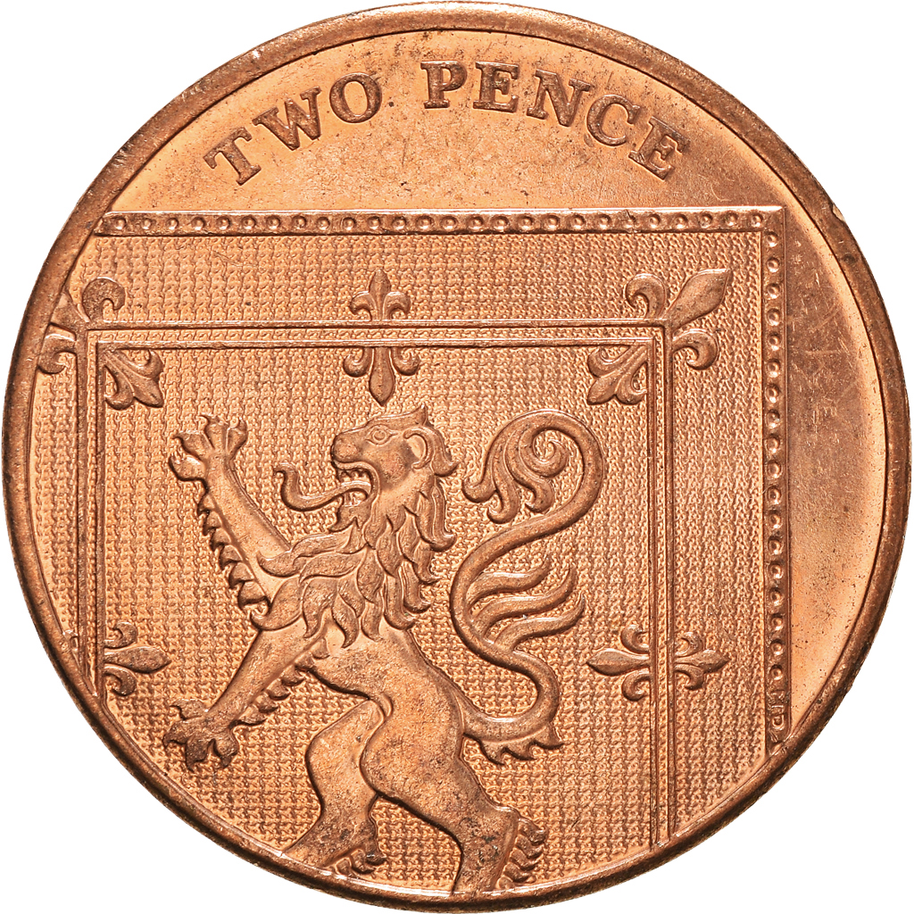 Moneda, Gran Bretaña, 2 Pence, 2012