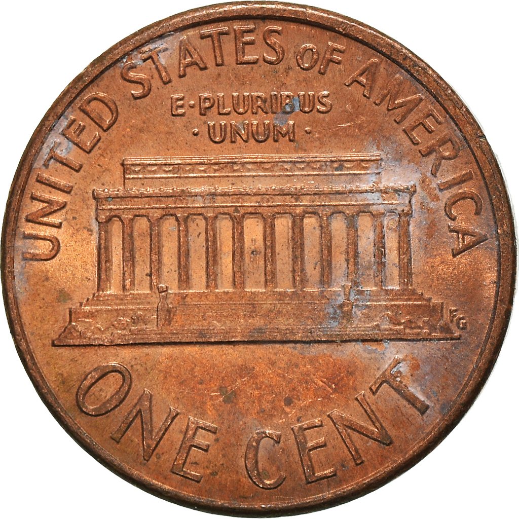 Moneda, Estados Unidos, Cent, 1991