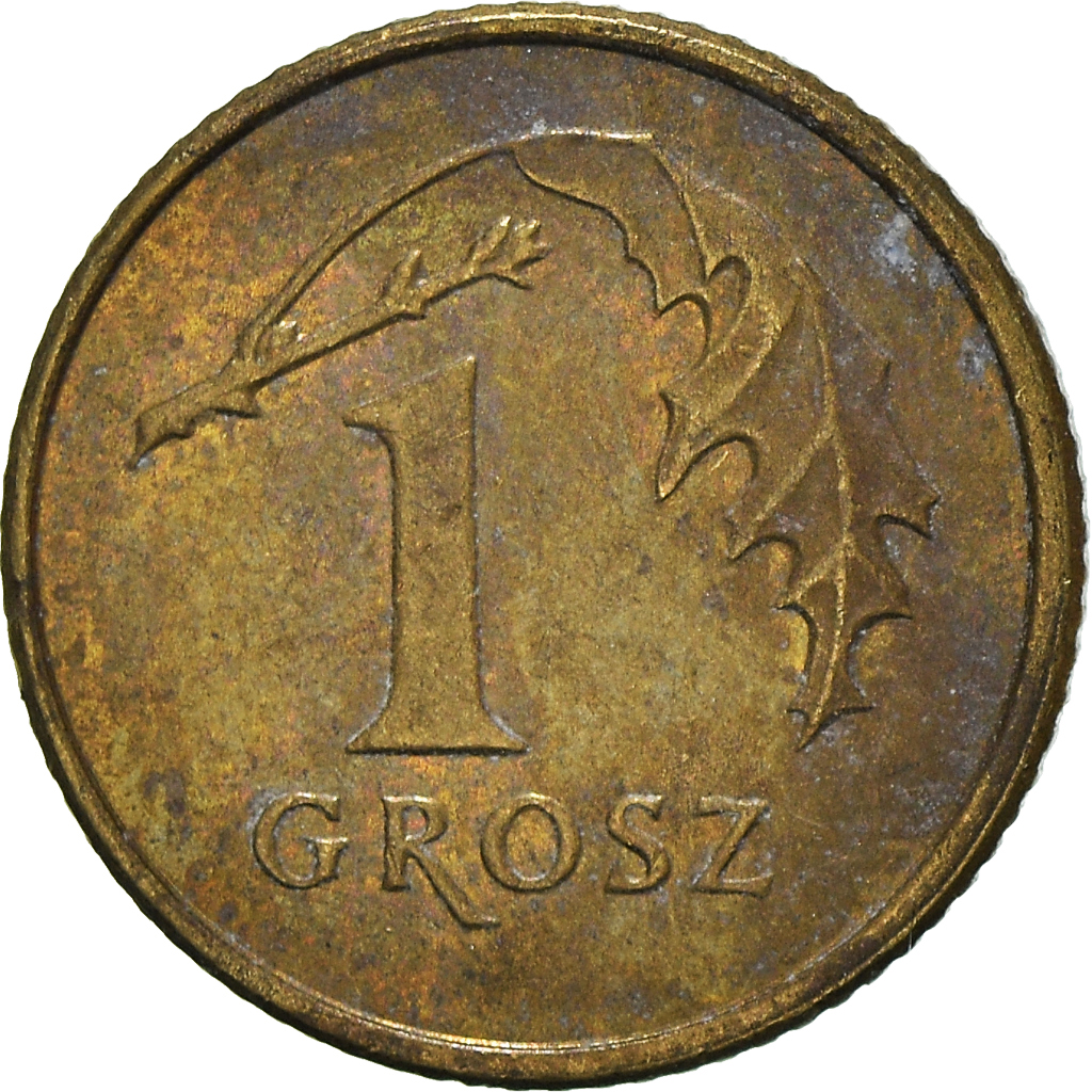 Moneda, Polonia, Grosz, 1991