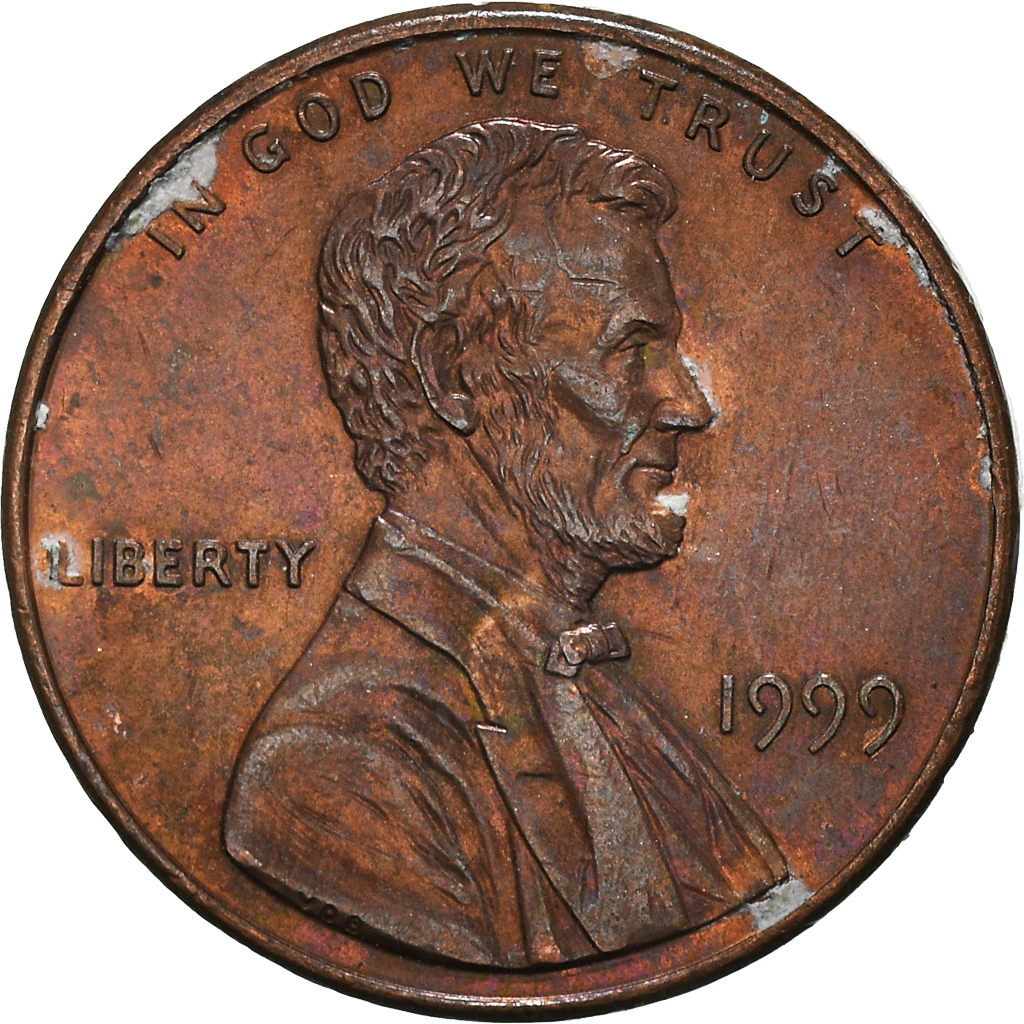 Moneda, Estados Unidos, Cent, 1999