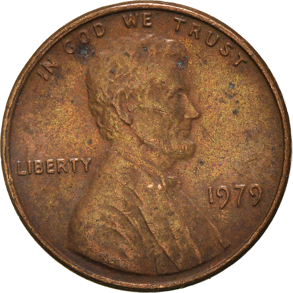 Moneda, Estados Unidos, Cent, 1979