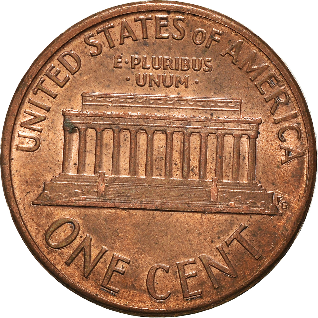 Moneda, Estados Unidos, Cent, 1989