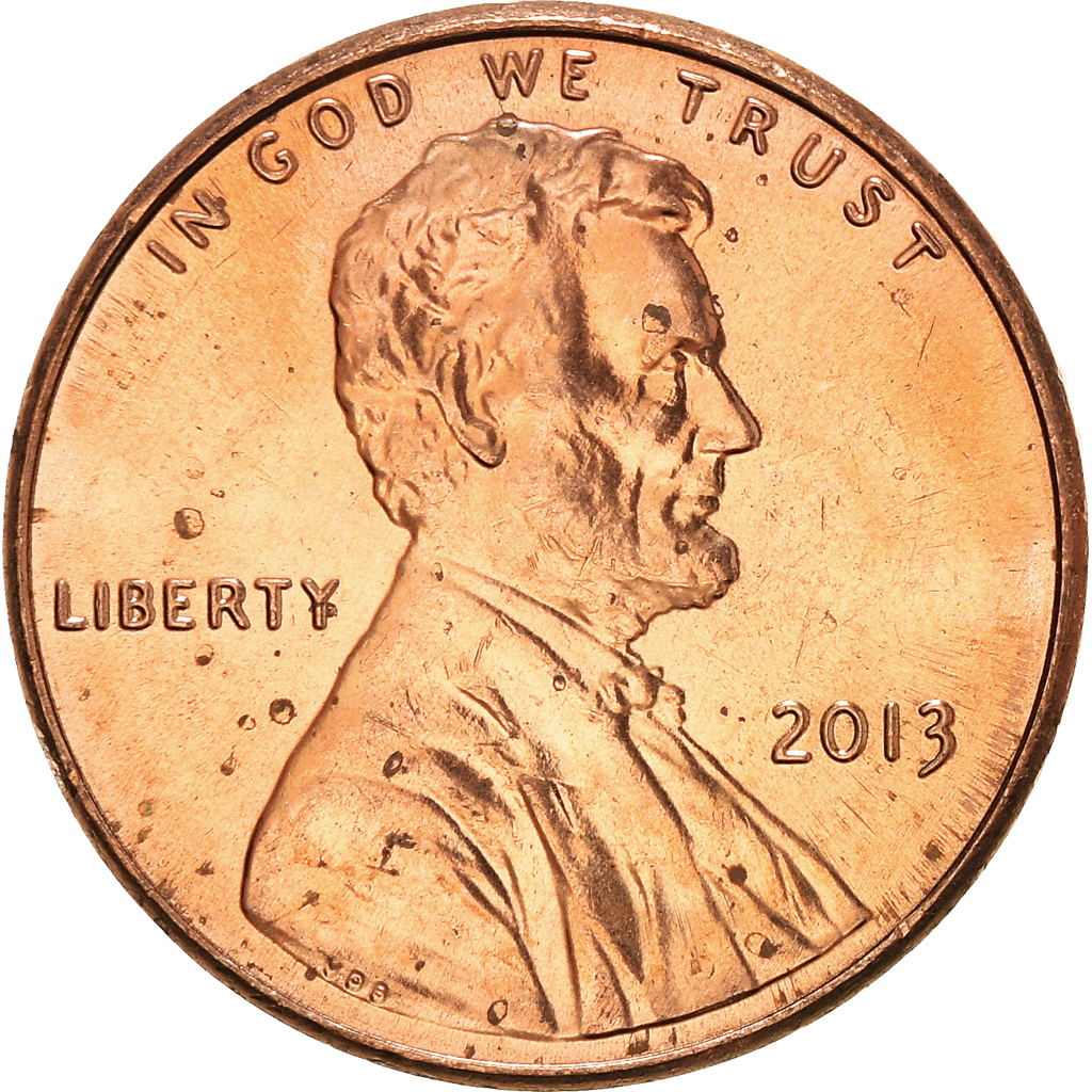 Moneda, Estados Unidos, Cent, 2013