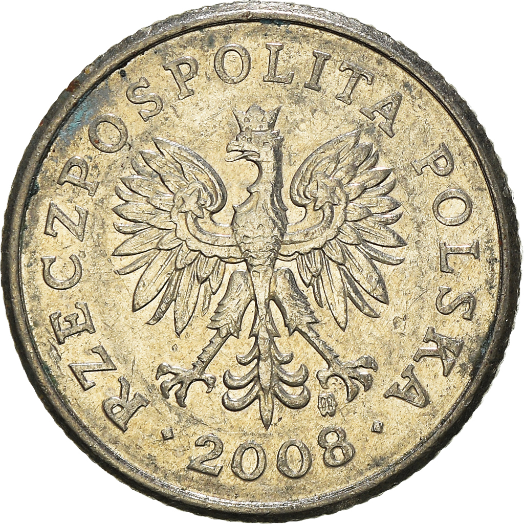 Moneda, Polonia, 20 Groszy, 2008
