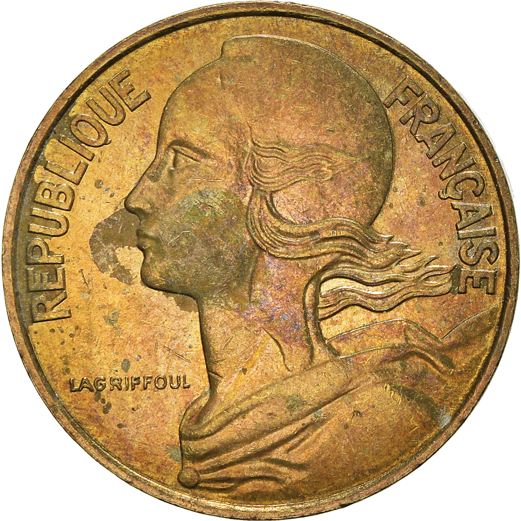 Moneda, Francia, 10 Centimes, 1995