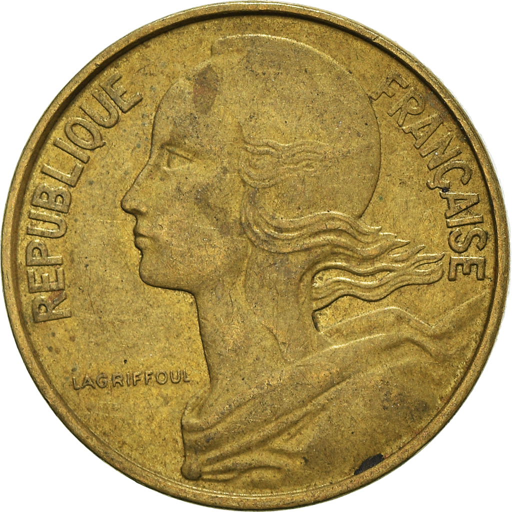 Moneda, Francia, 10 Centimes, 1967