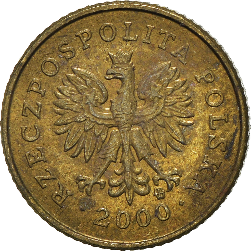 Moneda, Polonia, Grosz, 2000