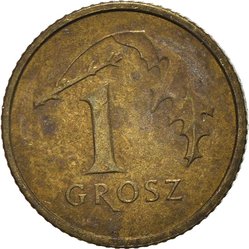 Moneda, Polonia, Grosz, 2000
