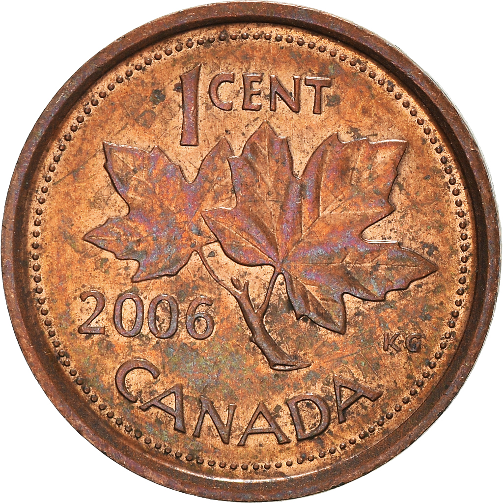 Moneda, Canadá, Cent, 2006