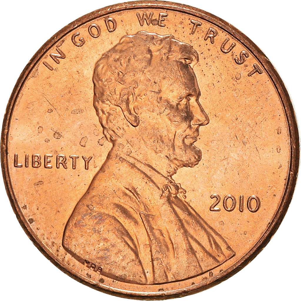 Moneda, Estados Unidos, Cent, 2010