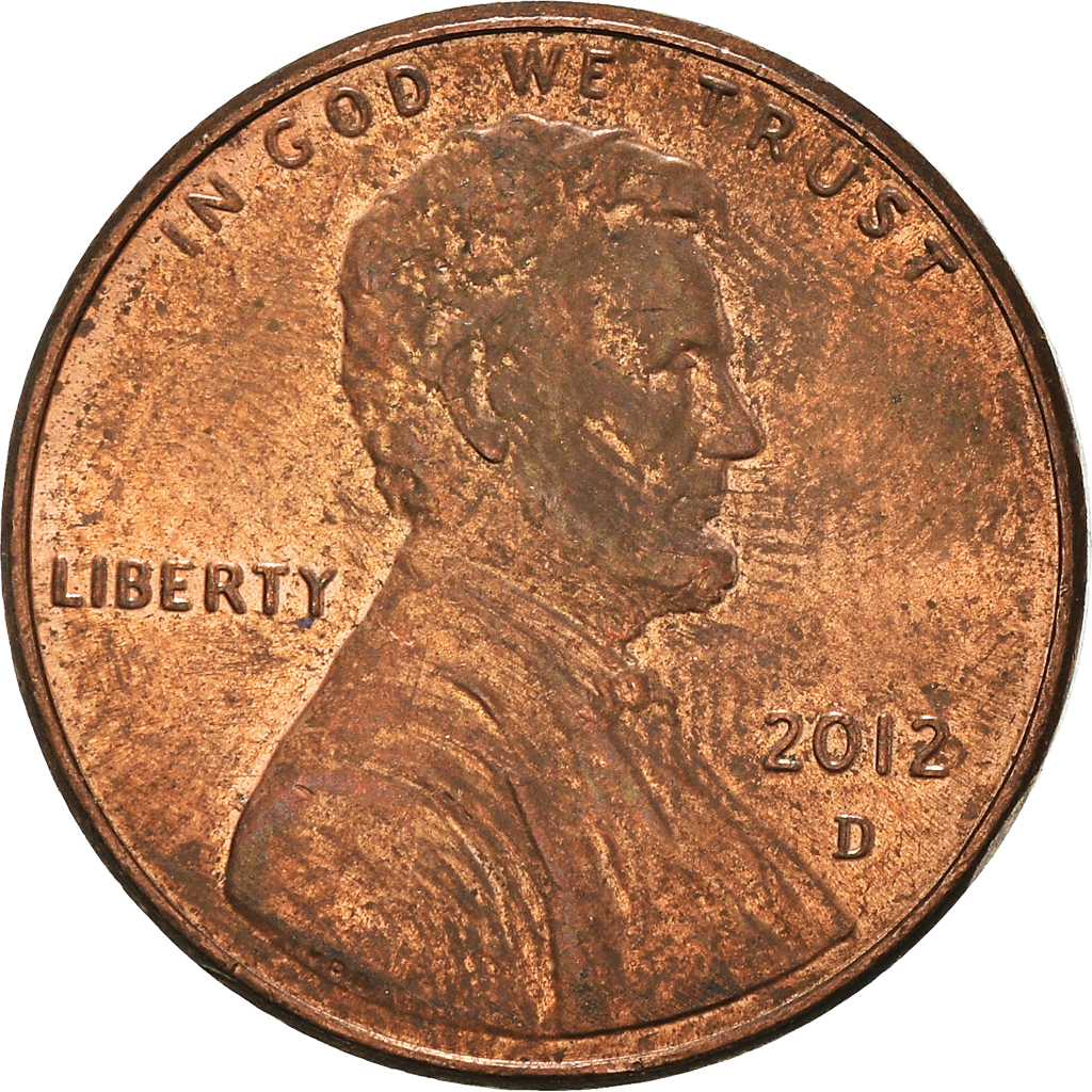 Moneda, Estados Unidos, Cent, 2012