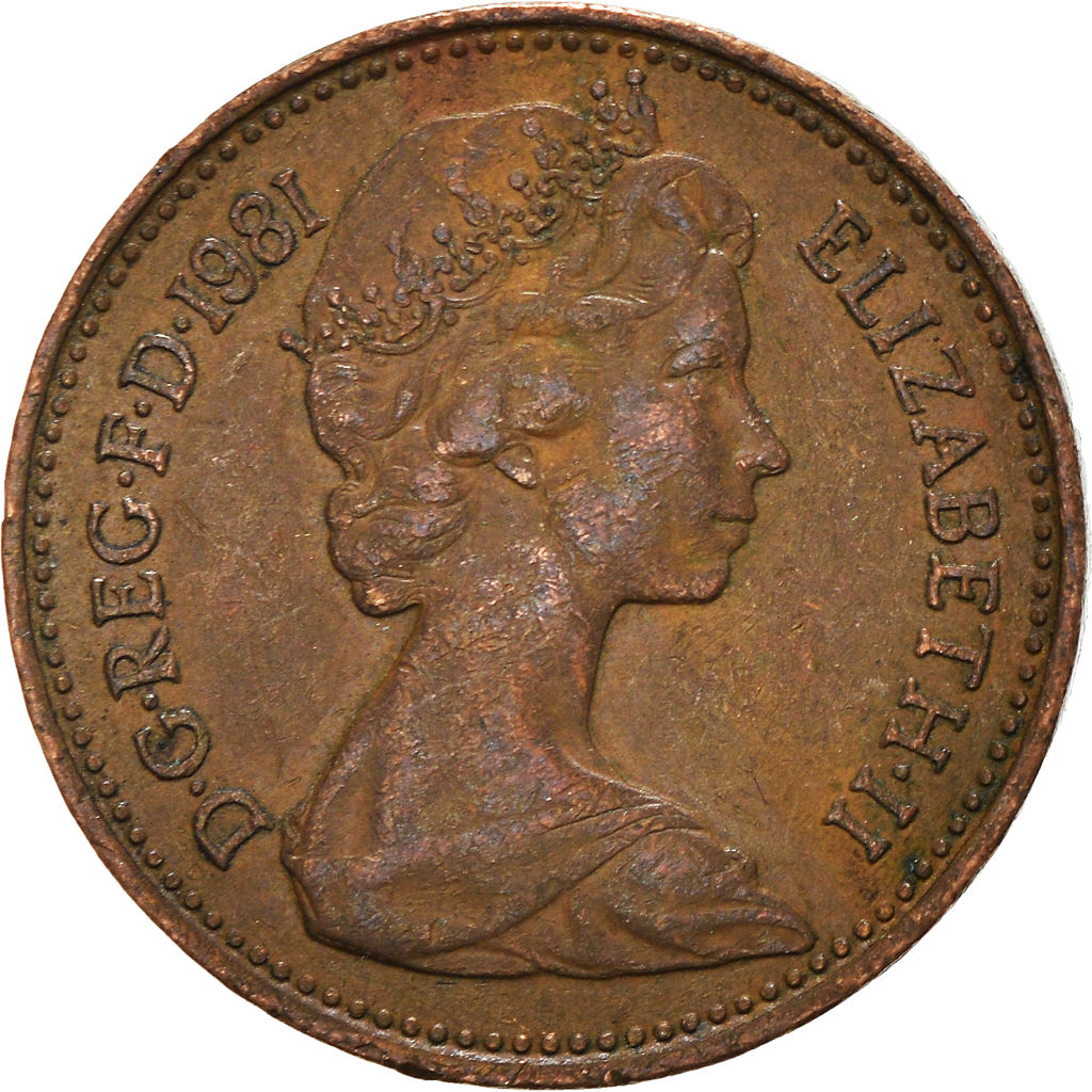 Moneda, Gran Bretaña, New Penny, 1981
