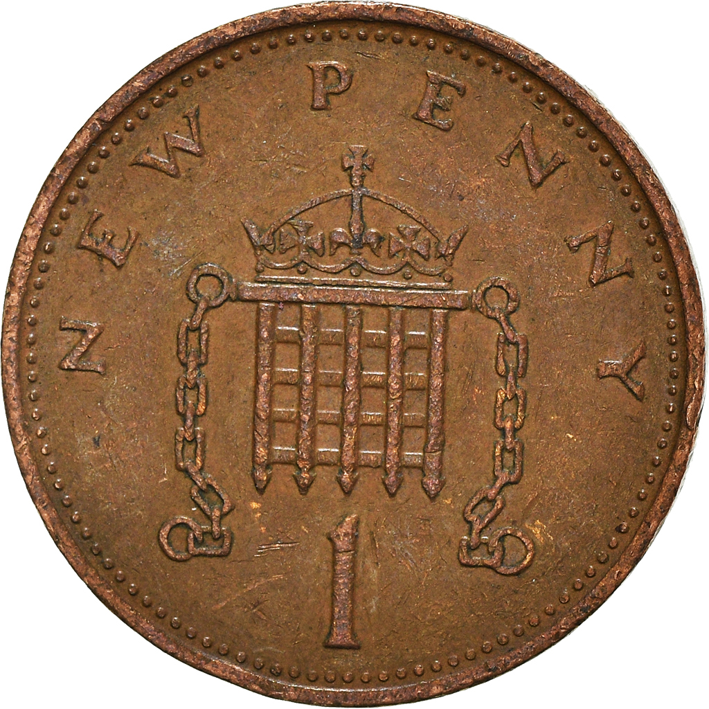 Moneda, Gran Bretaña, New Penny, 1981