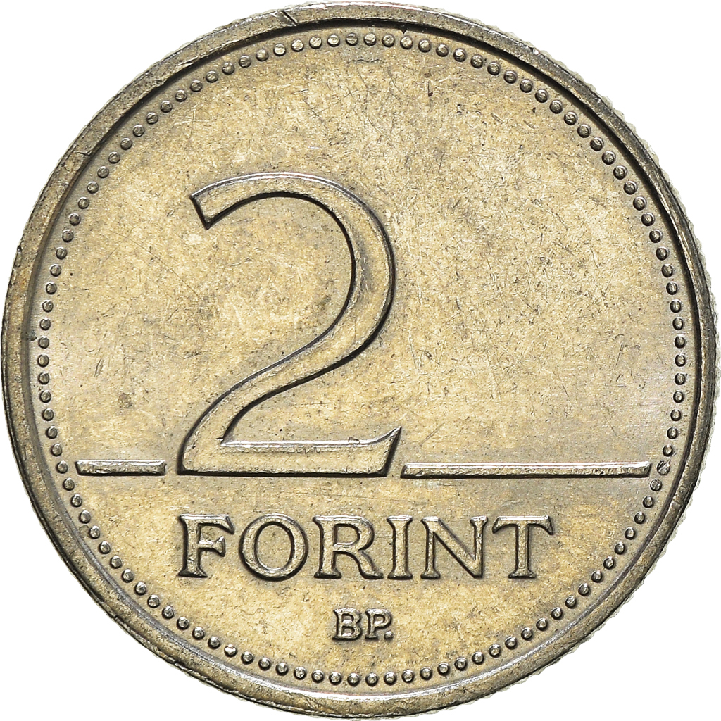 Moneda, Hungría, 2 Forint, 1995