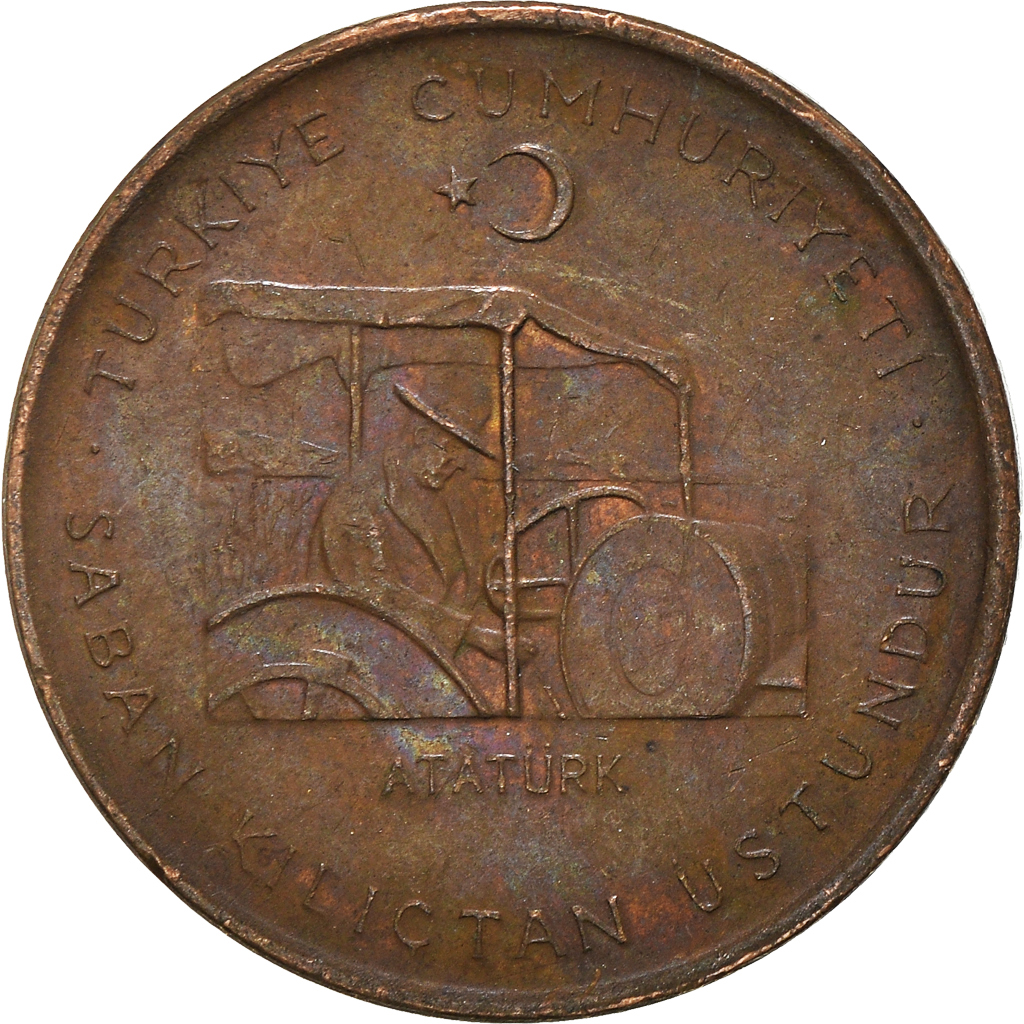 Moneda, Turquía, 10 Kurus, 1971