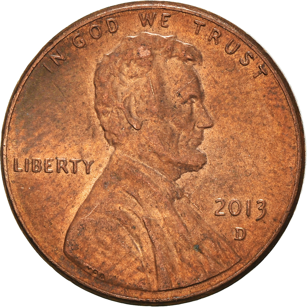 Moneda, Estados Unidos, Cent, 2013