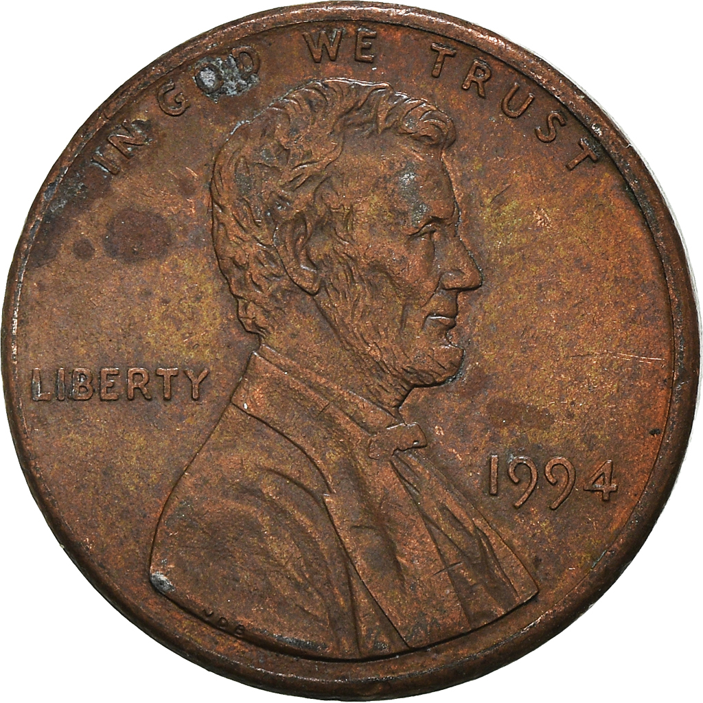 Moneda, Estados Unidos, Cent, 1994