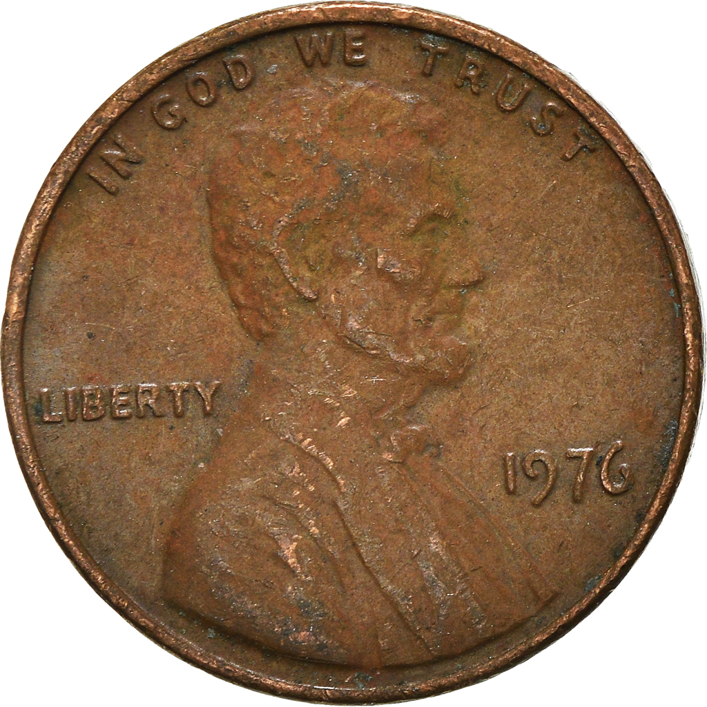 Moneda, Estados Unidos, Cent, 1976