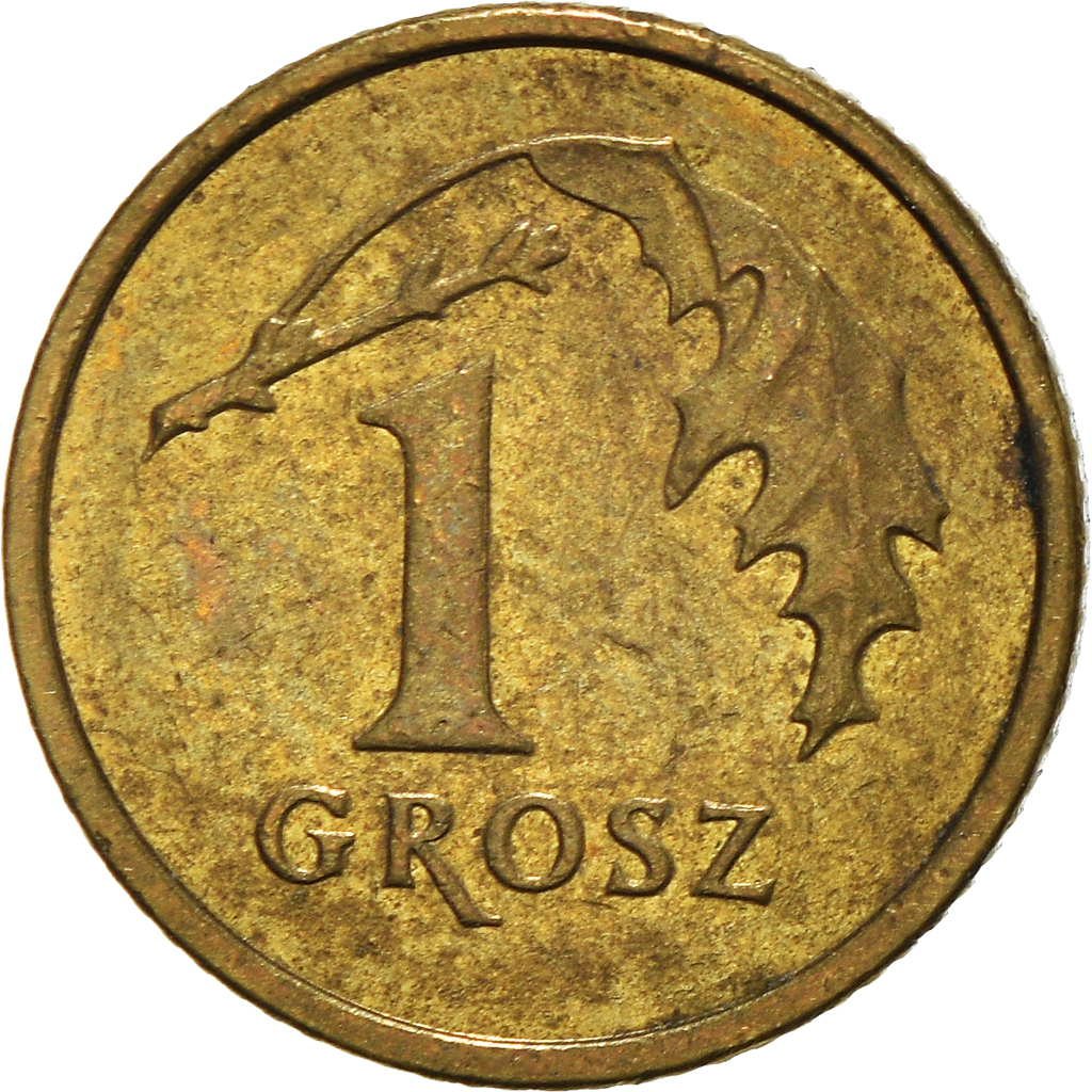 Moneda, Polonia, Grosz, 2004